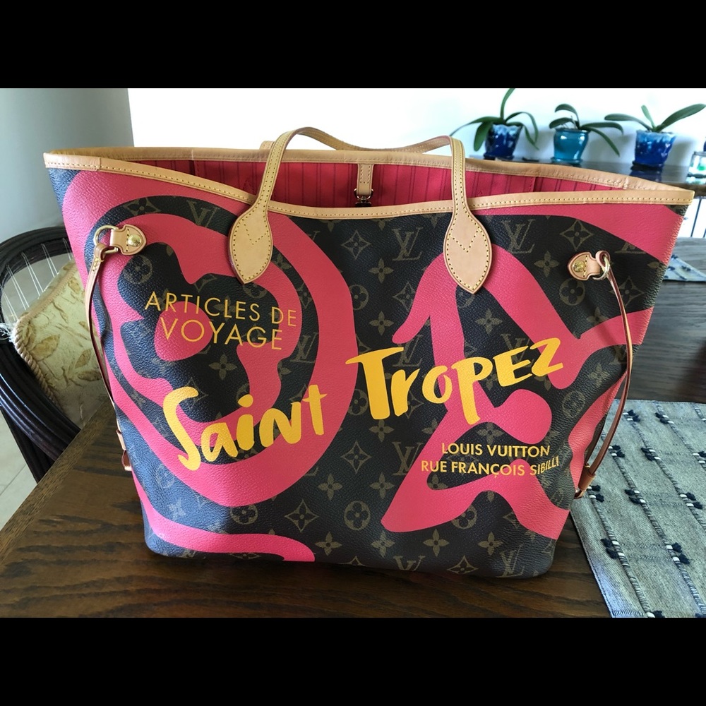 LOUIS VUITTON TAHITIENNE CITIES NEVERFULL MM